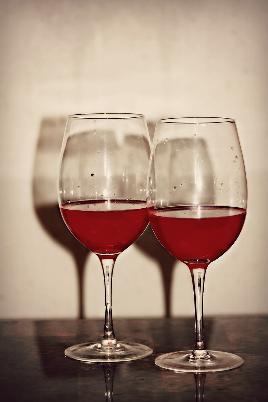 two red wine free photo