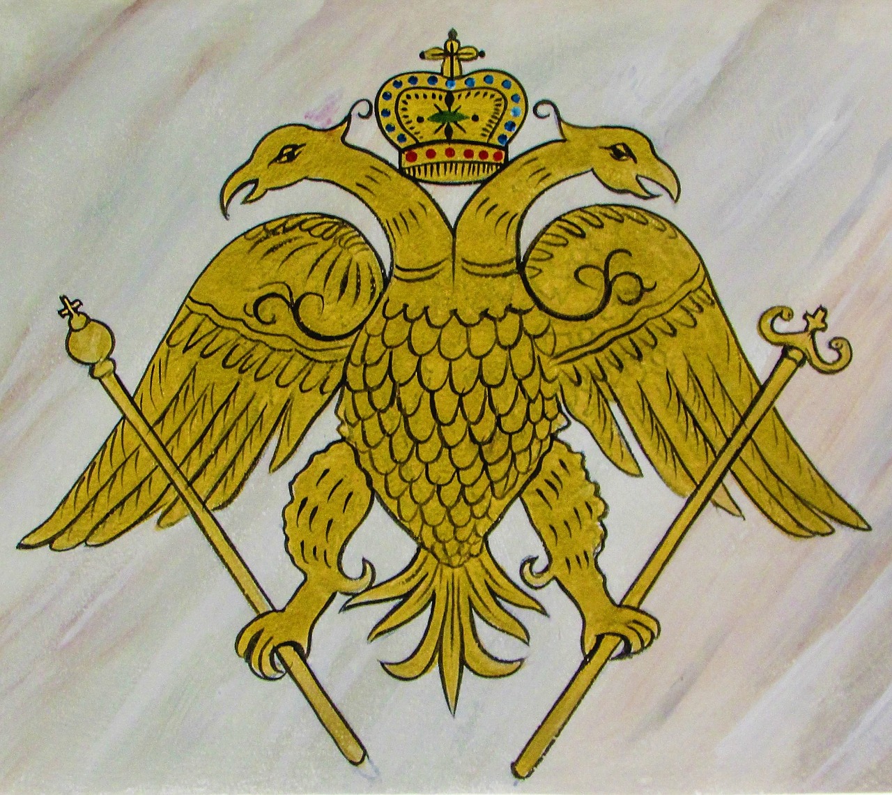 two headed eagle emblem symbol free photo