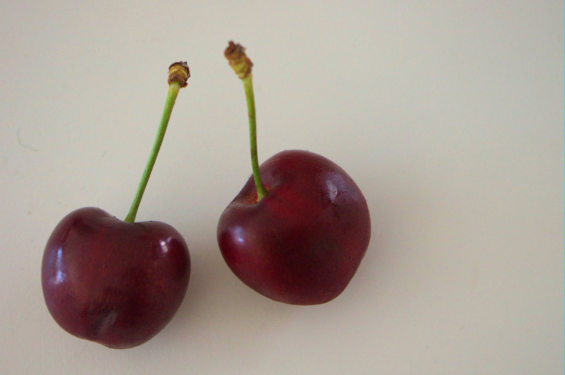 two pair cherries free photo