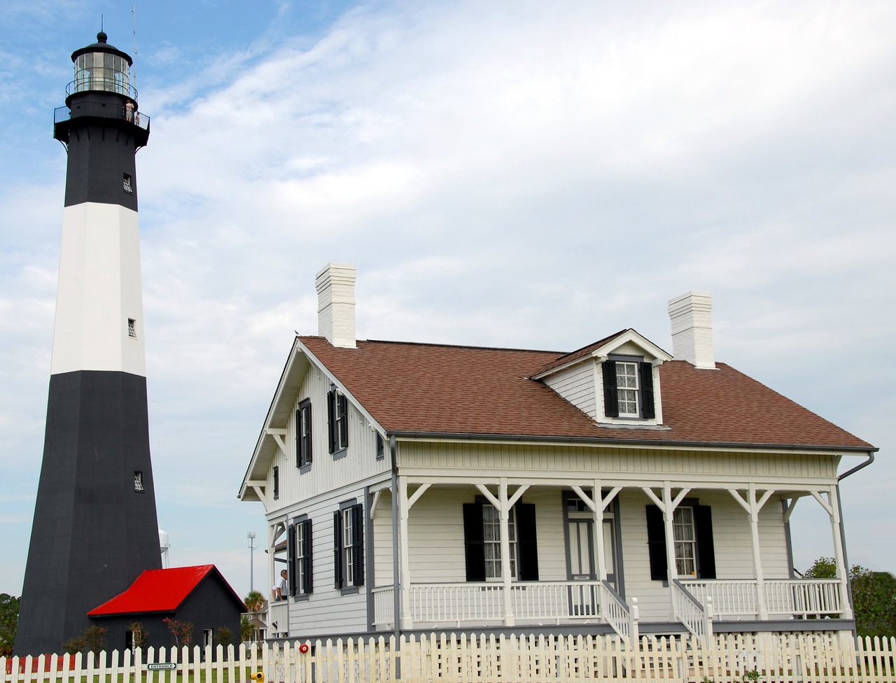 tybee island georgia lighthouse free photo