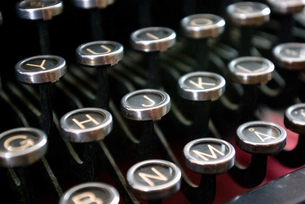 typewriter letters machine free photo