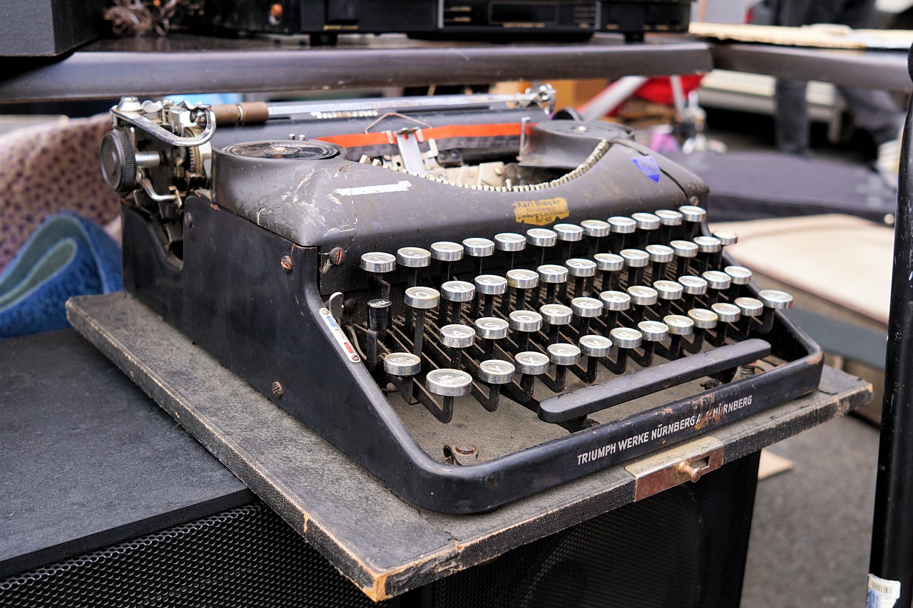 typewriter leave tap free photo