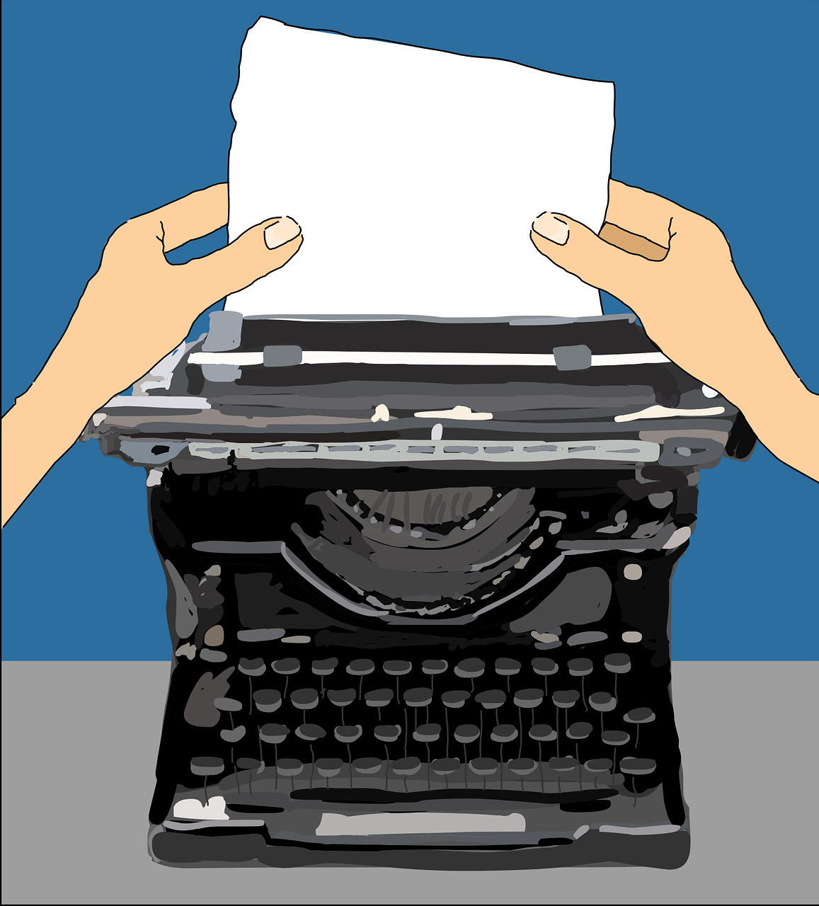 typewriter  writing  author free photo