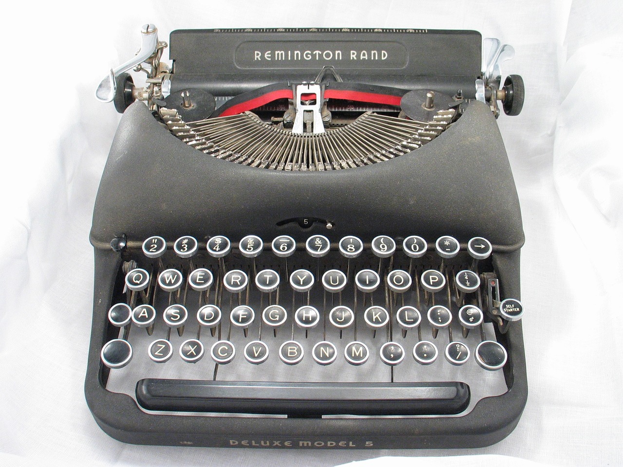 typewriter black old free photo