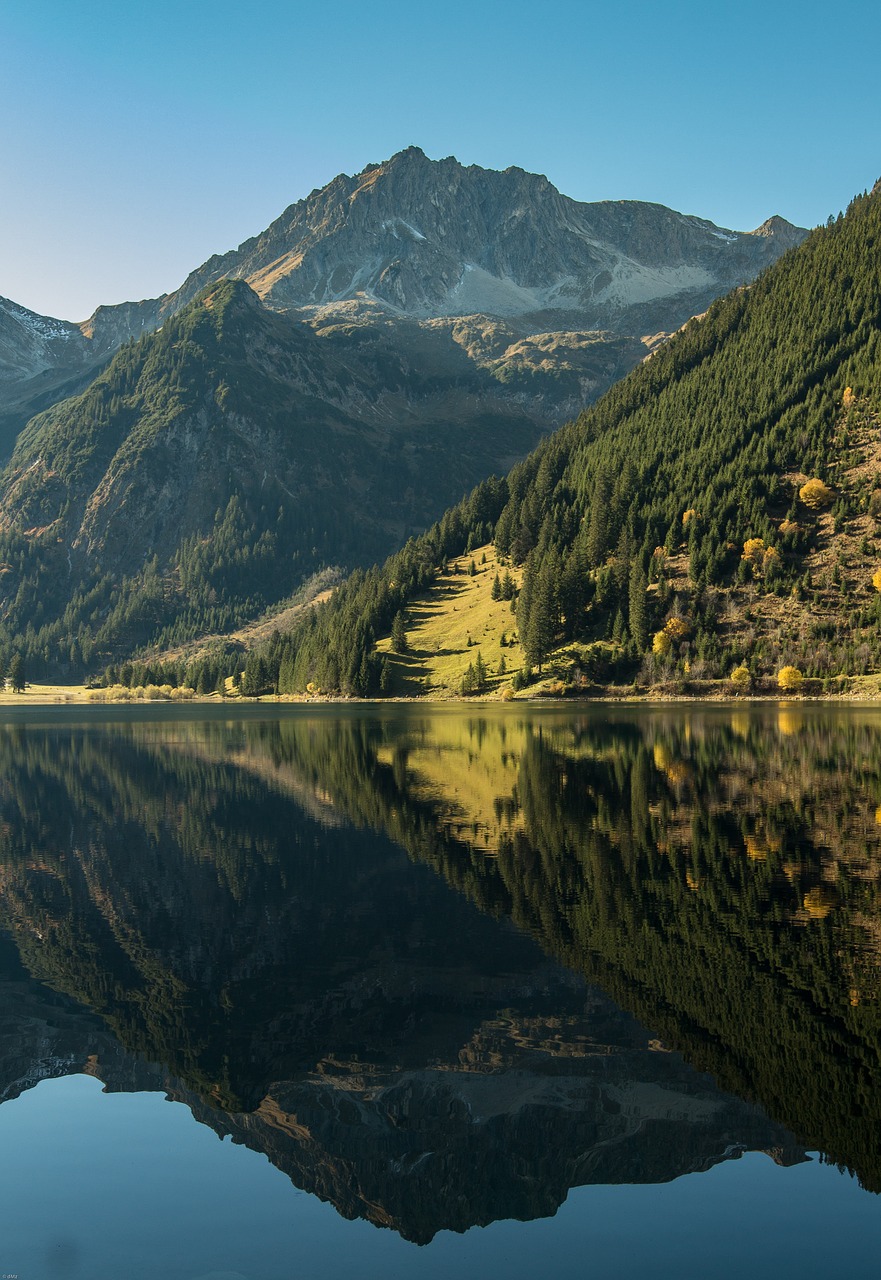 tyrol bergsee vilsalpsee free photo
