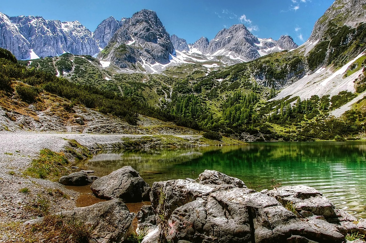 tyrol seebensee bergsee free photo