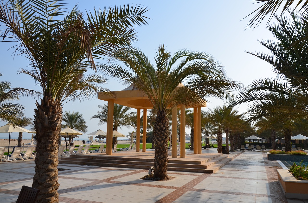 u a e hotel hilton ras al khaimah free photo