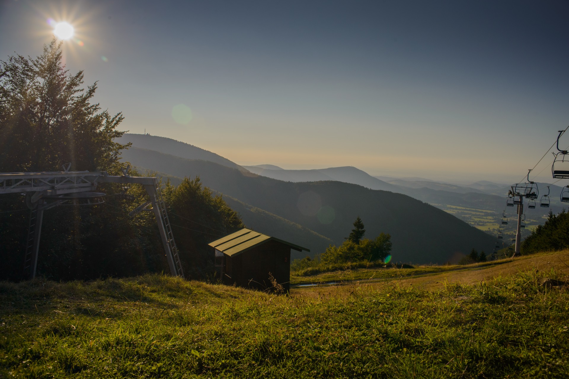 mountains landscape sun free photo