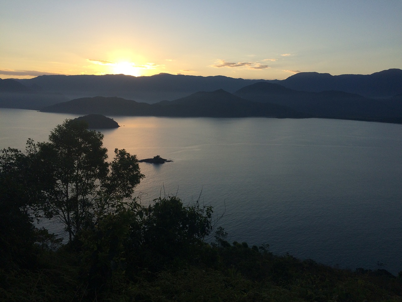 ubatuba sunset serra free photo