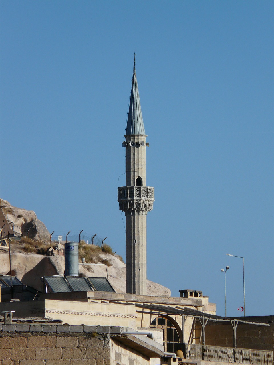 uchisar minaret mosque free photo