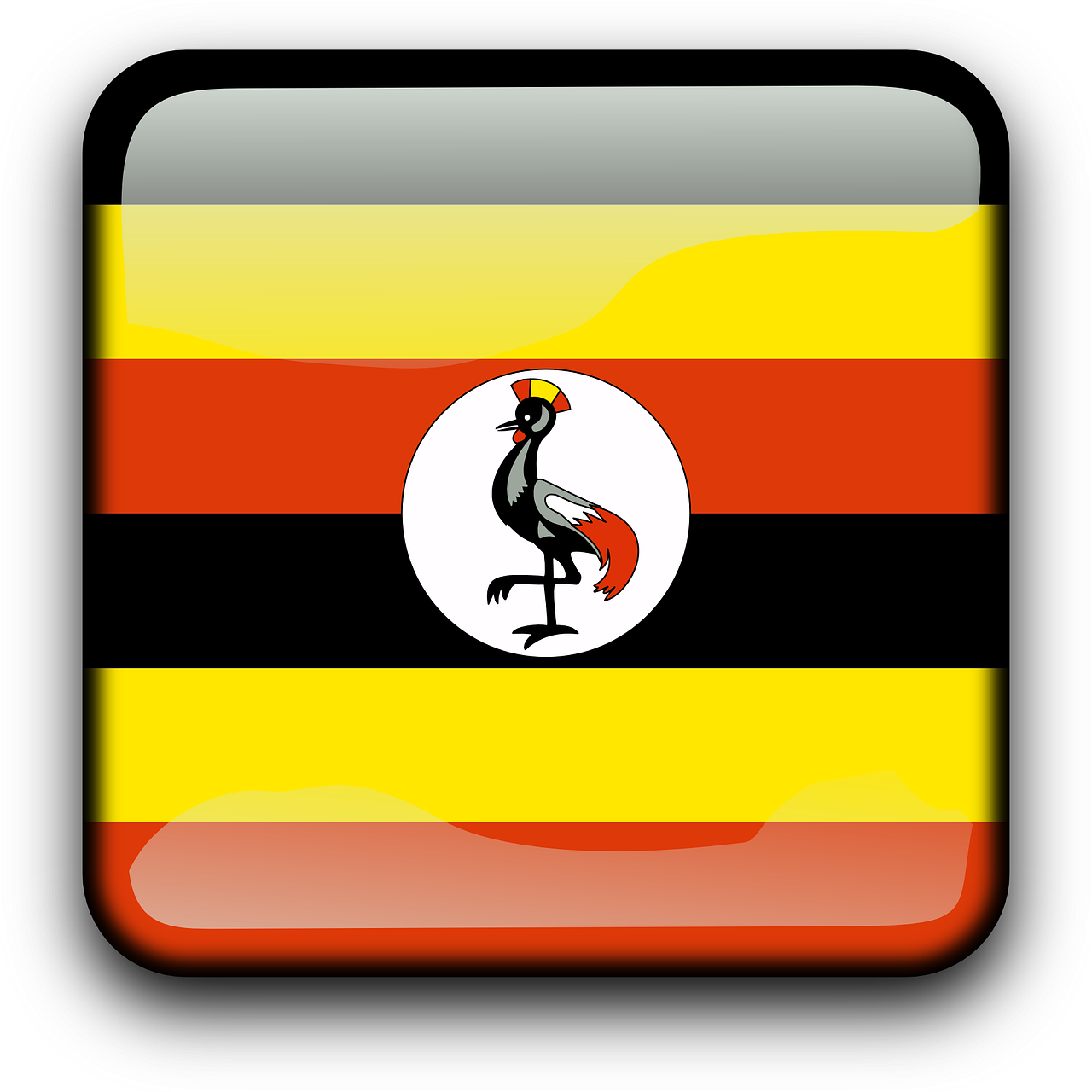 uganda flag country free photo