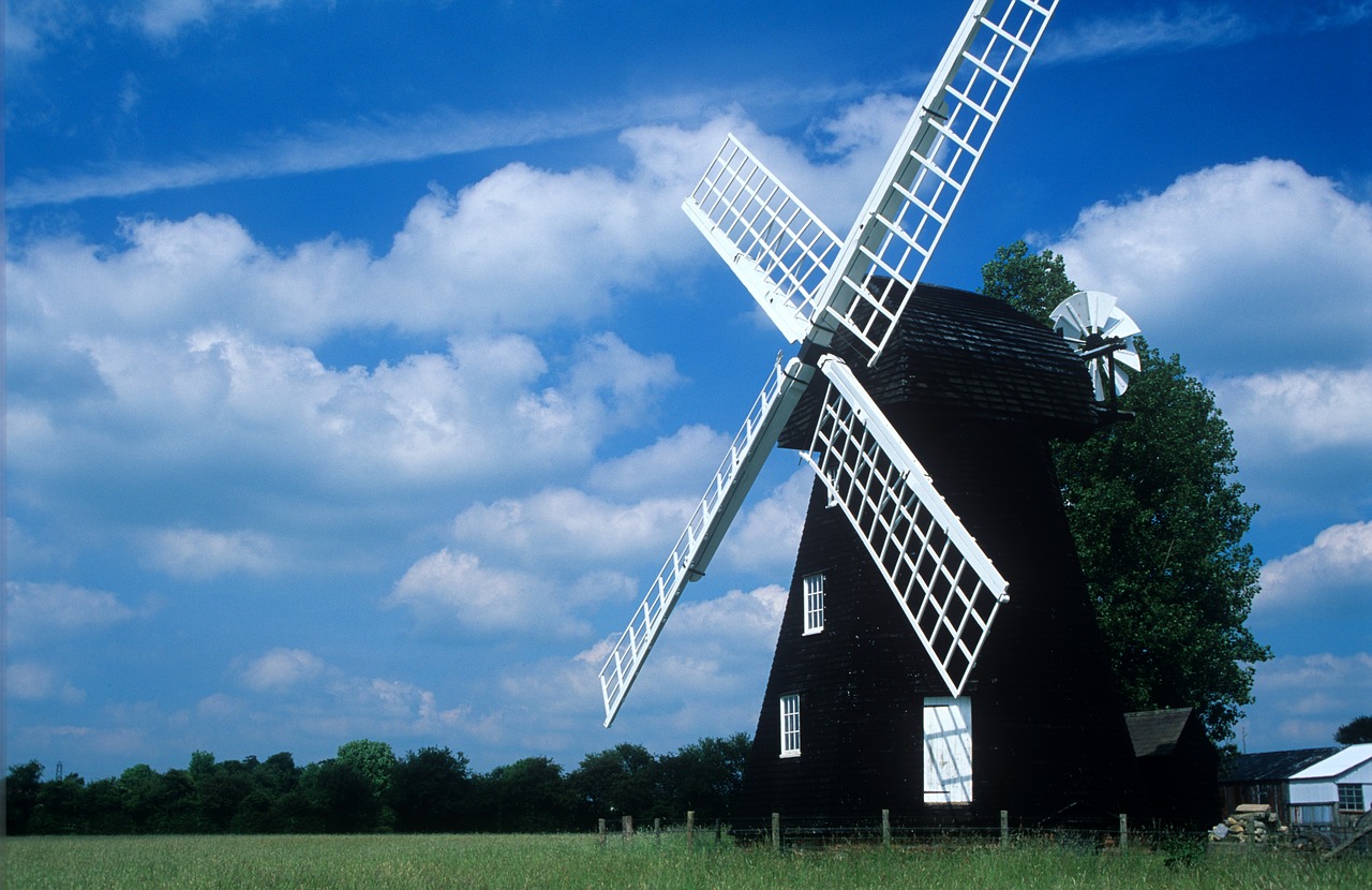 uk windmill england free photo