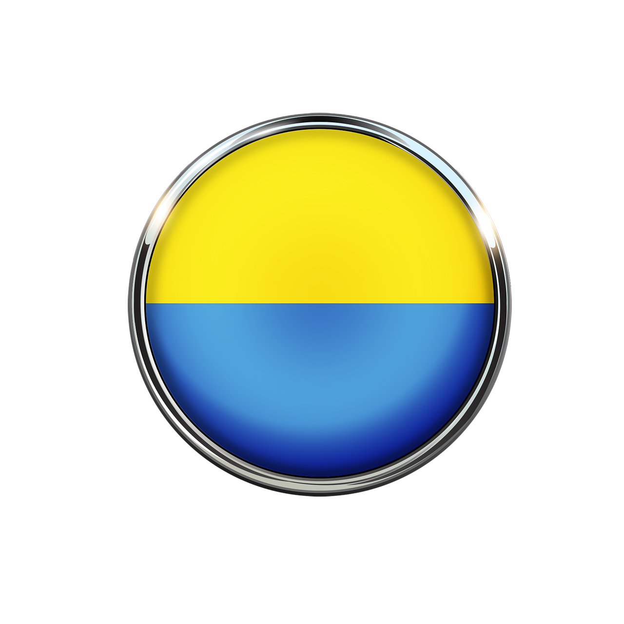 ukraine flag circle free photo