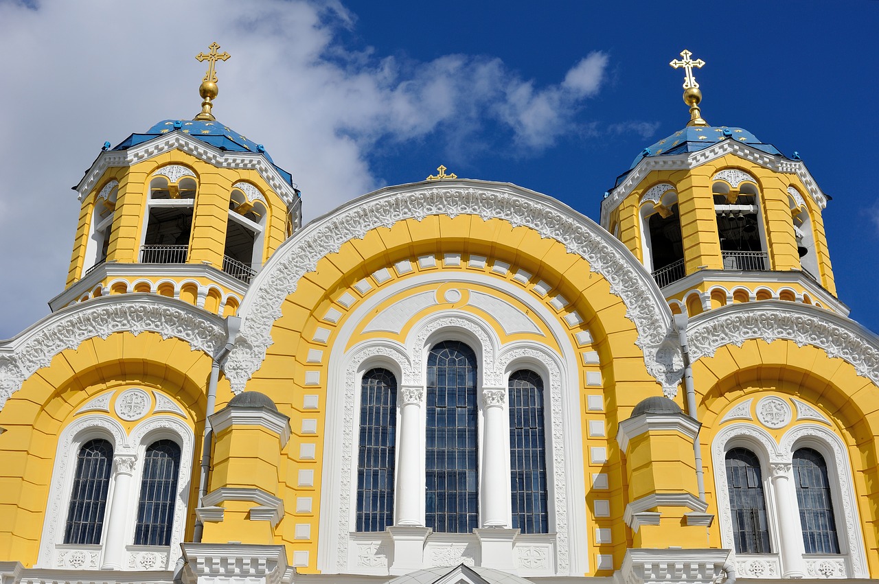 ukraine church st vladimir's cathedral free photo