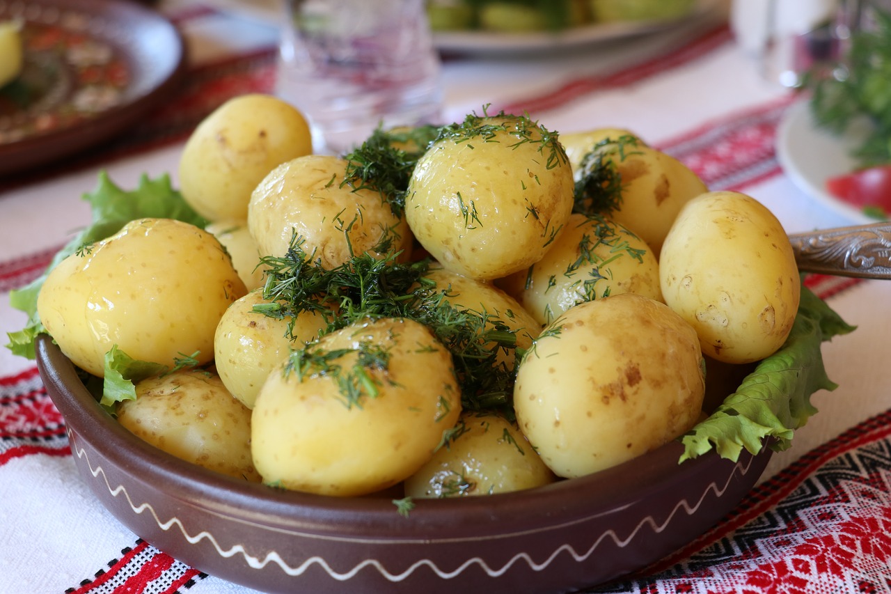 ukraine potatoes dill free photo