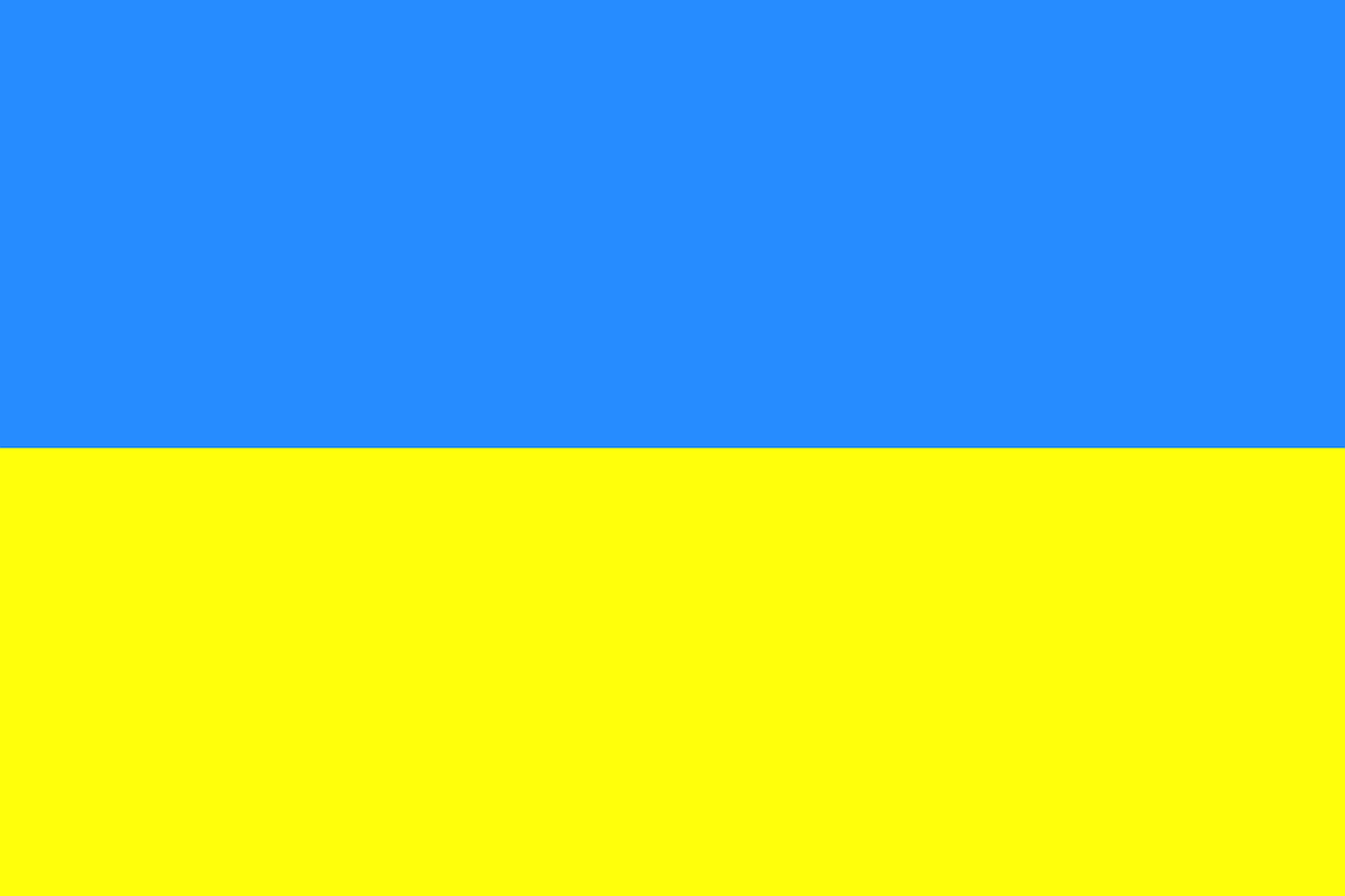 ukraine flag national free photo