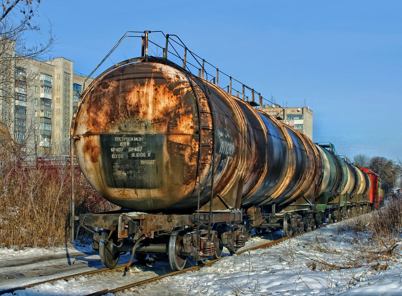 ukraine tank cars railroad free photo