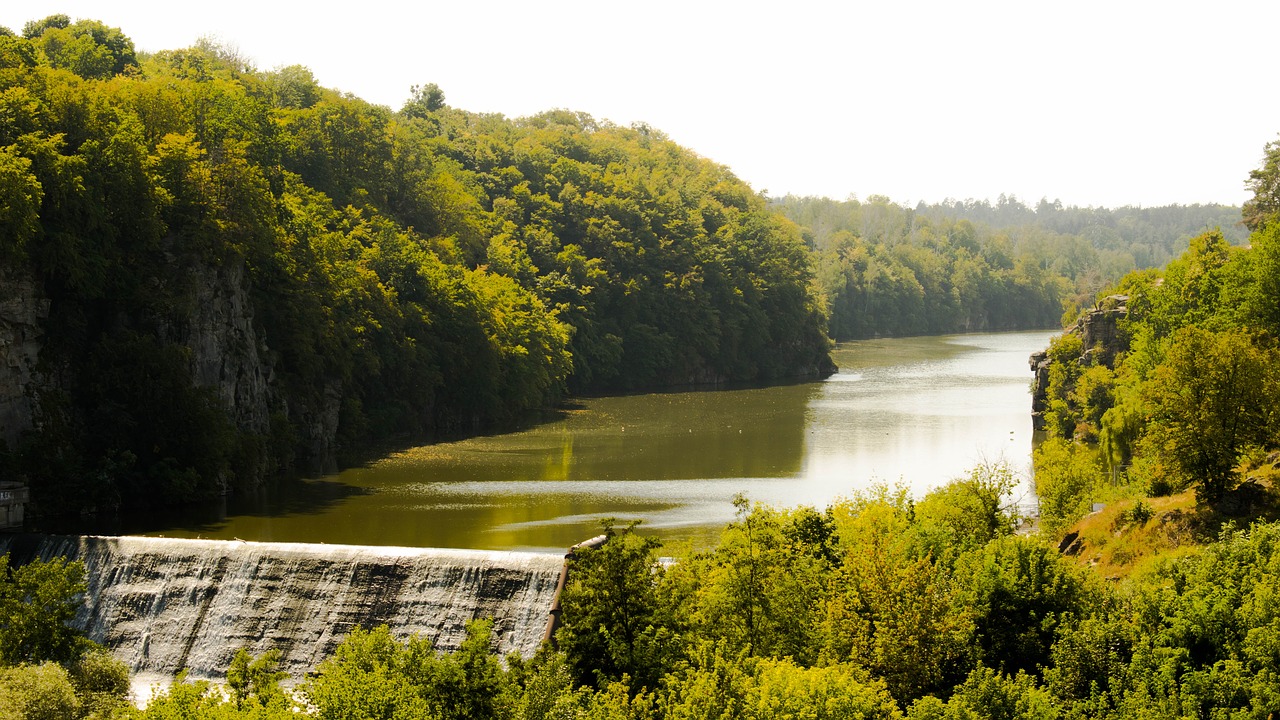 ukraine  zhitomir  waterfall free photo