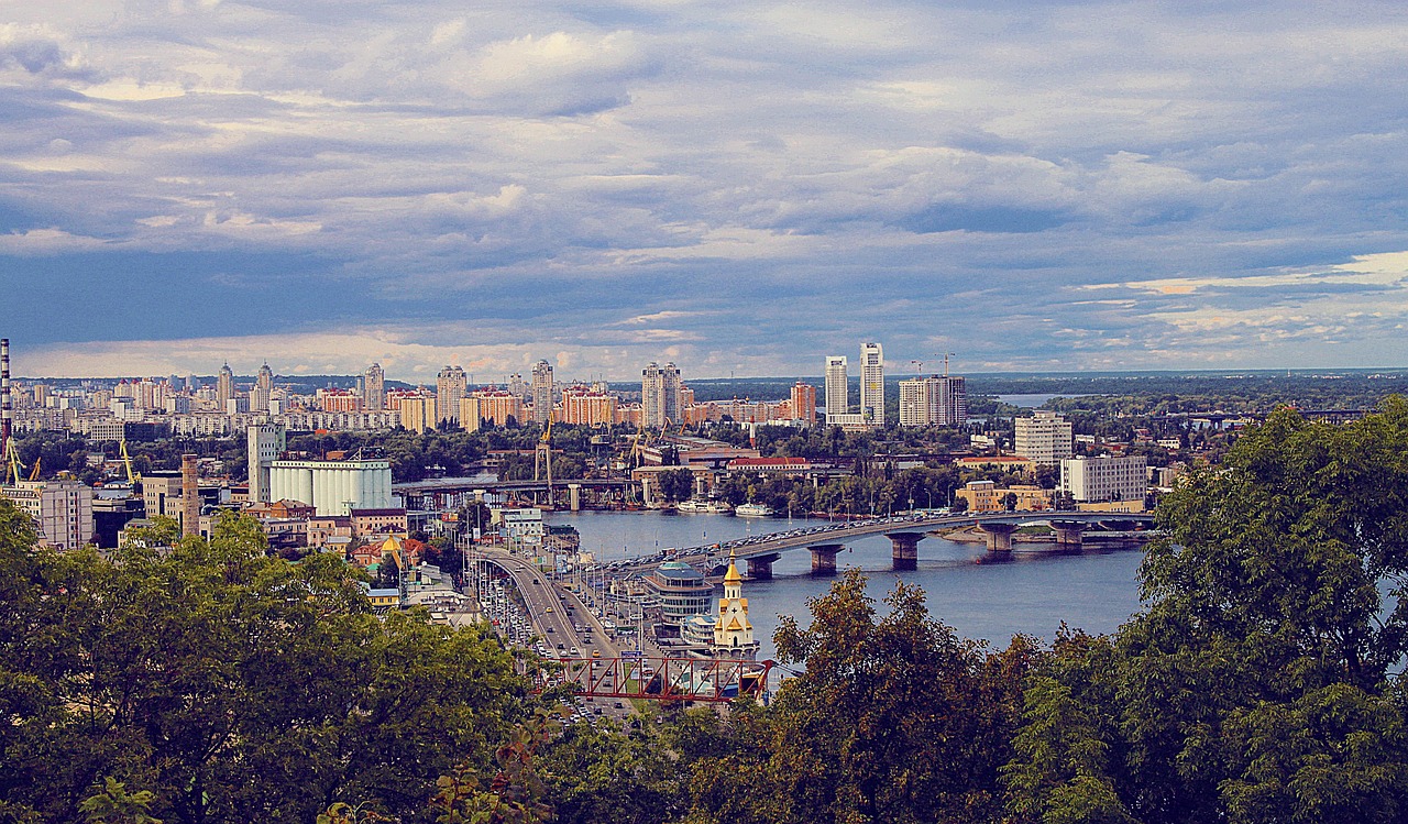 ukraine kiev panorama free photo