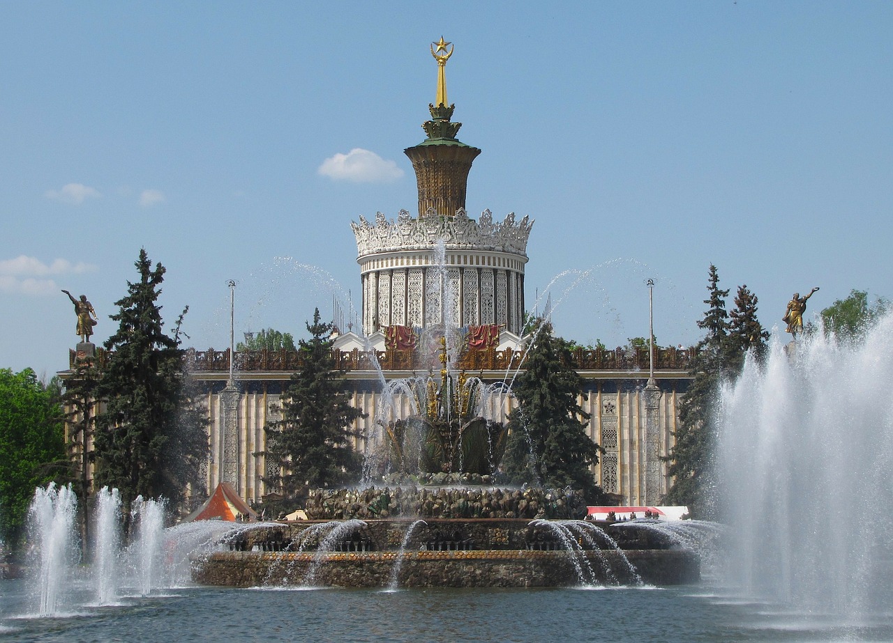 ukraine pavillon fountain russia free photo