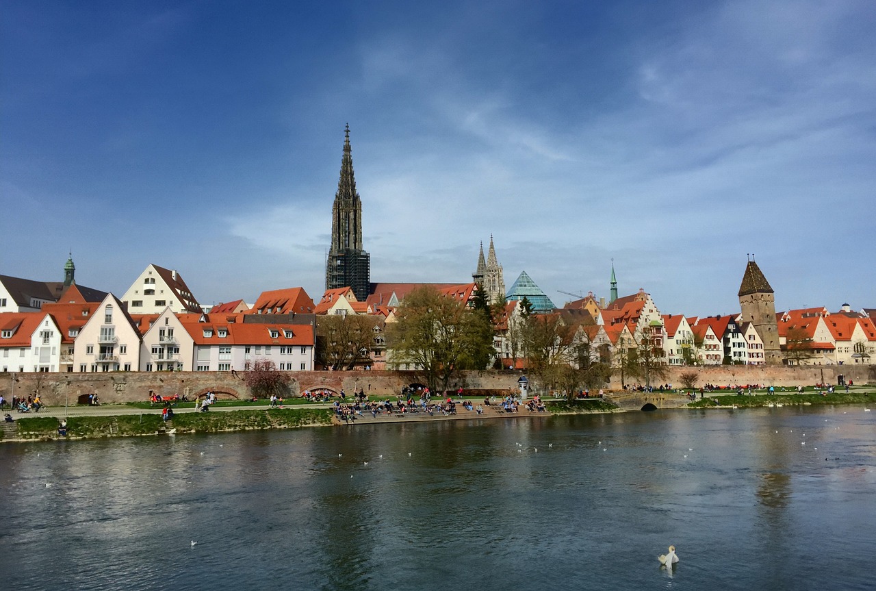 ulm danube river free photo