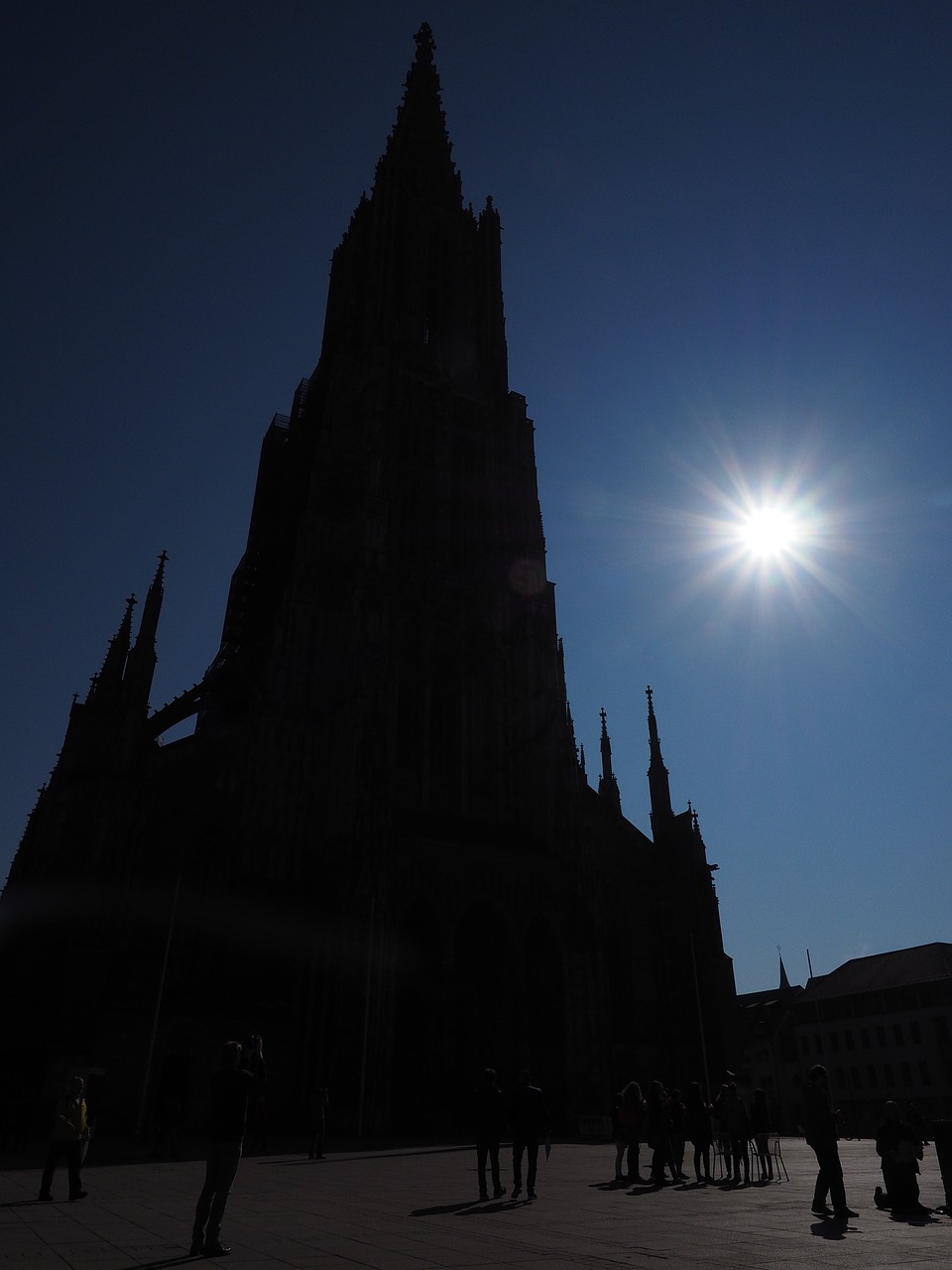 ulm cathedral solar eclipse münster free photo