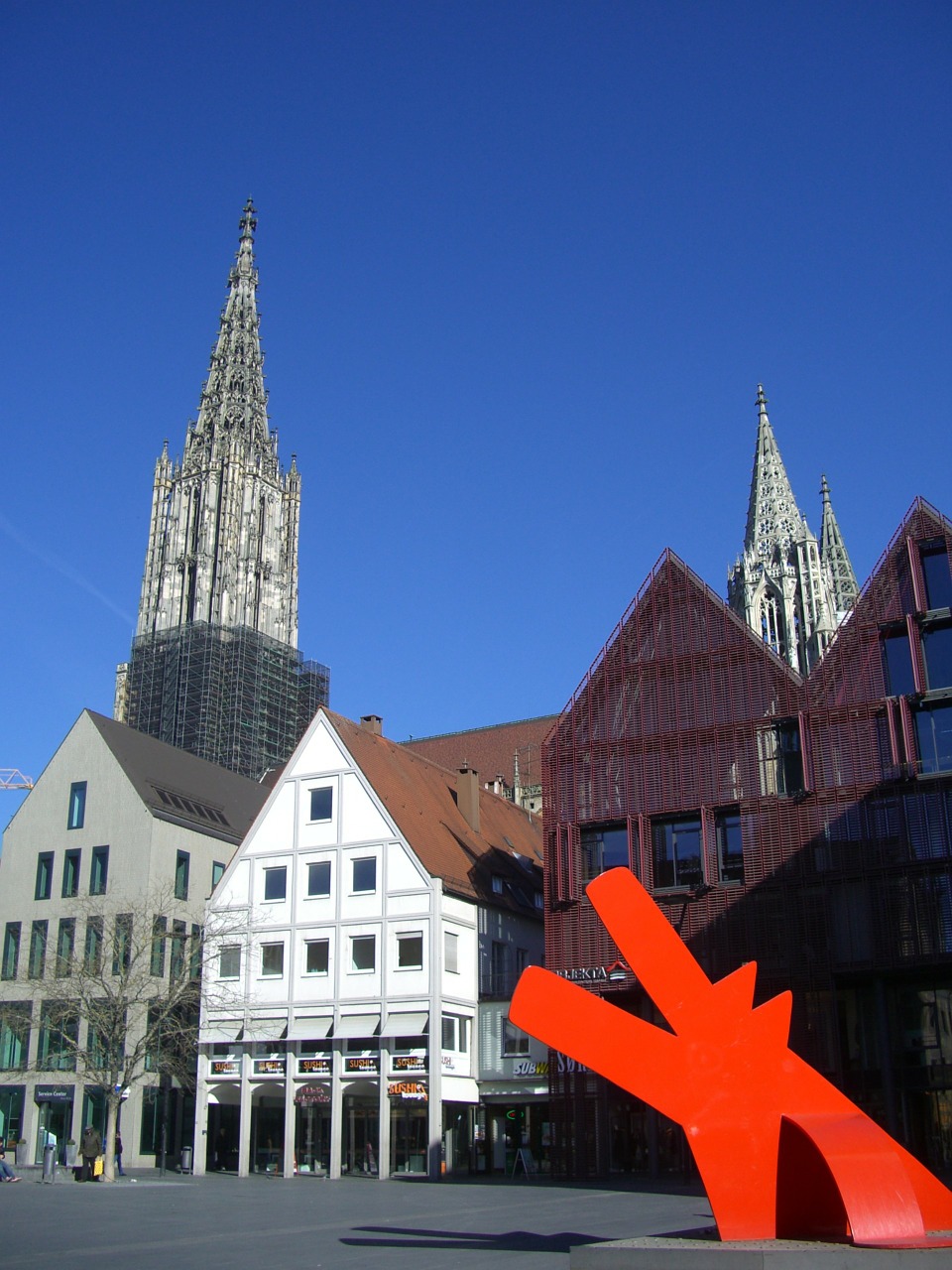 ulm cathedral bowever new road free photo