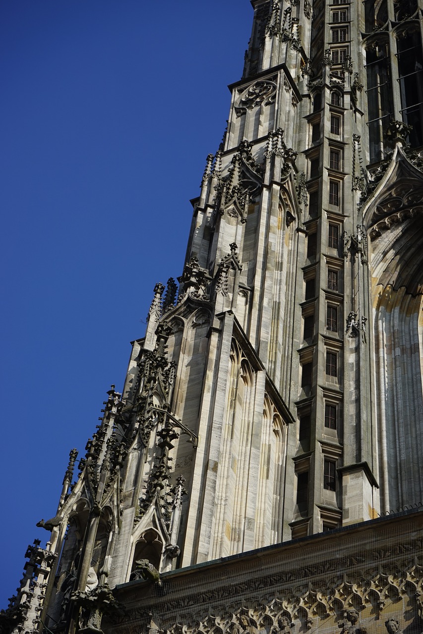 ulm cathedral tower ornament free photo