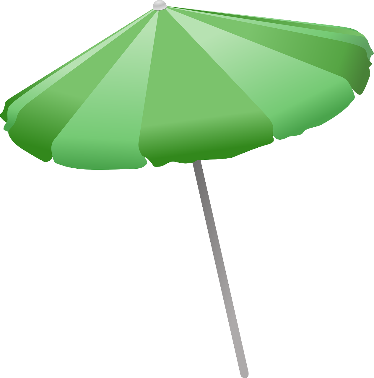 umbrella green beach free photo