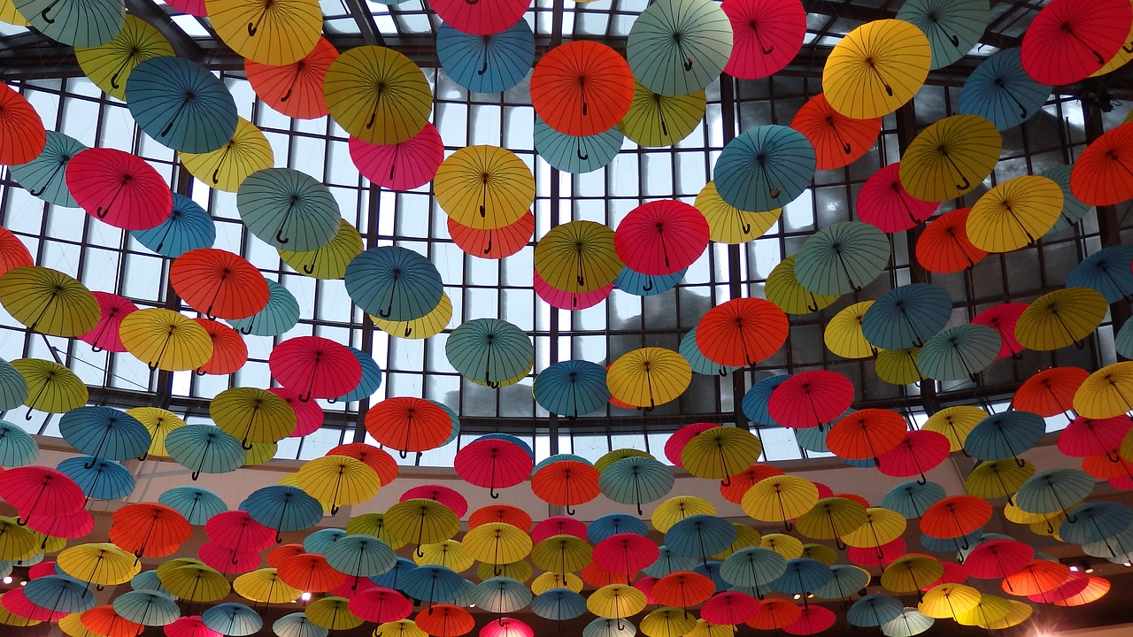 umbrella decor color free photo