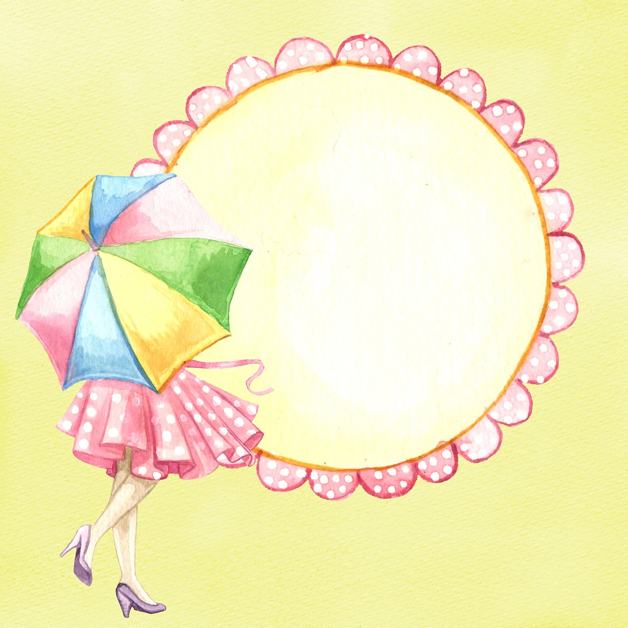 umbrella rain background free photo