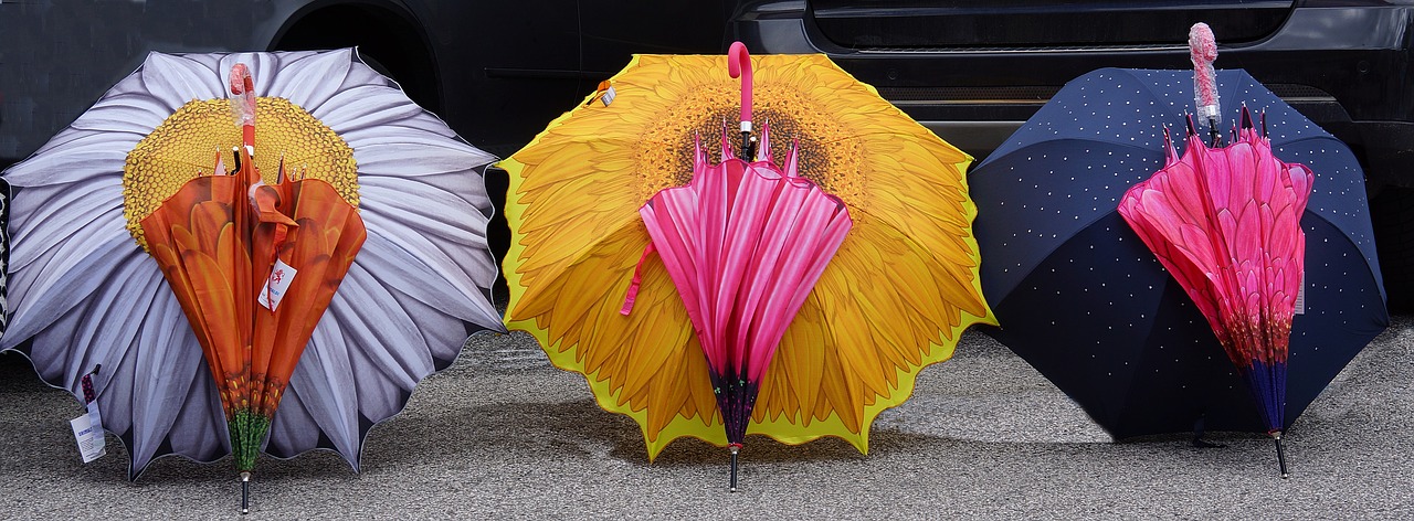 umbrella colourful designer free photo
