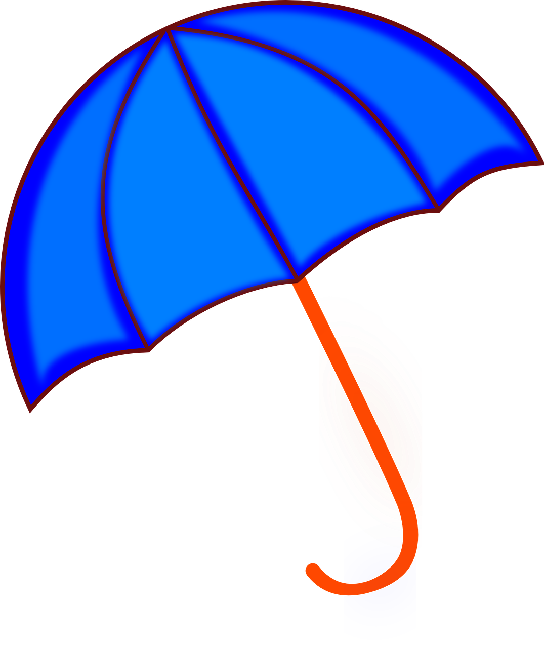 umbrella blue rain free photo
