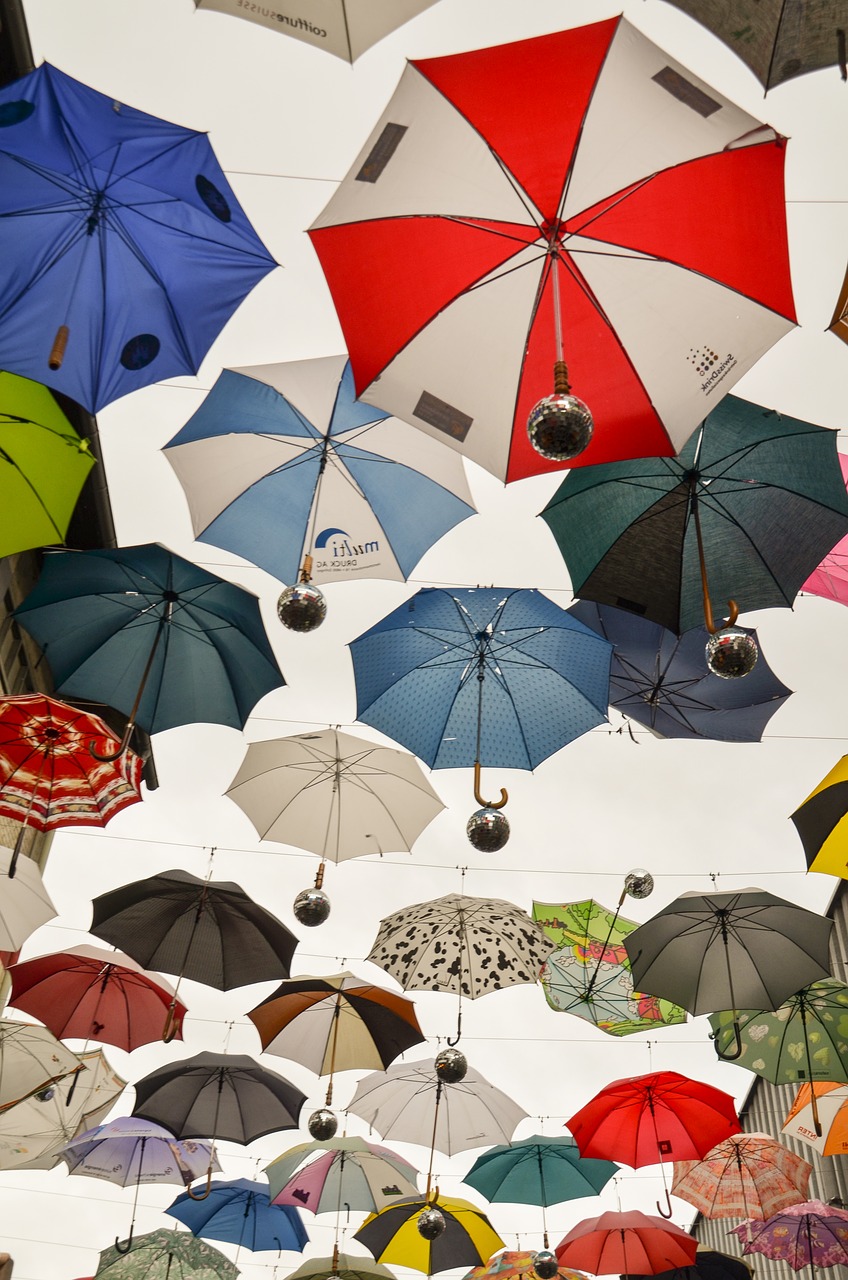 umbrella parasol rainy weather free photo