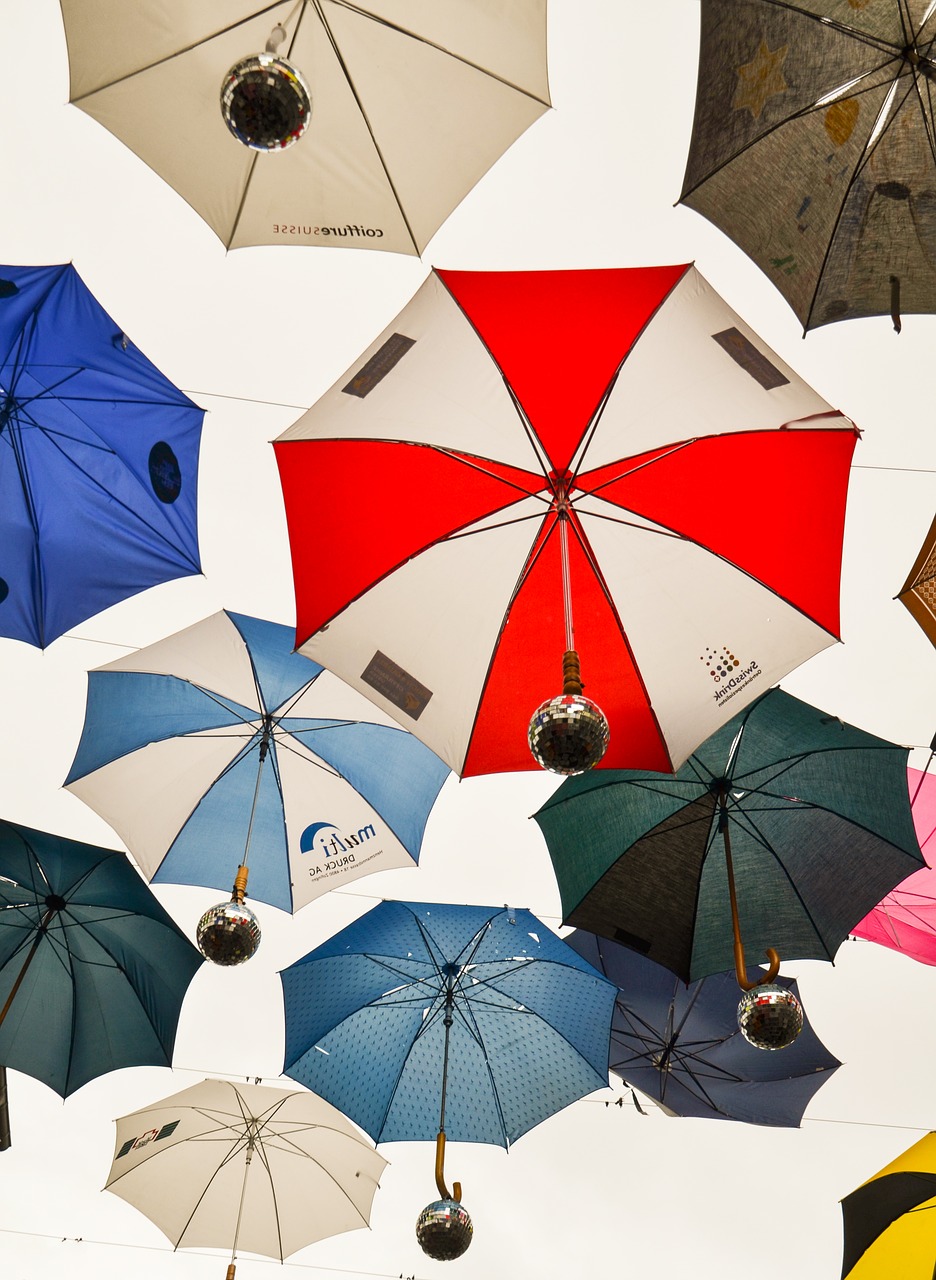 umbrella protection rainy weather free photo