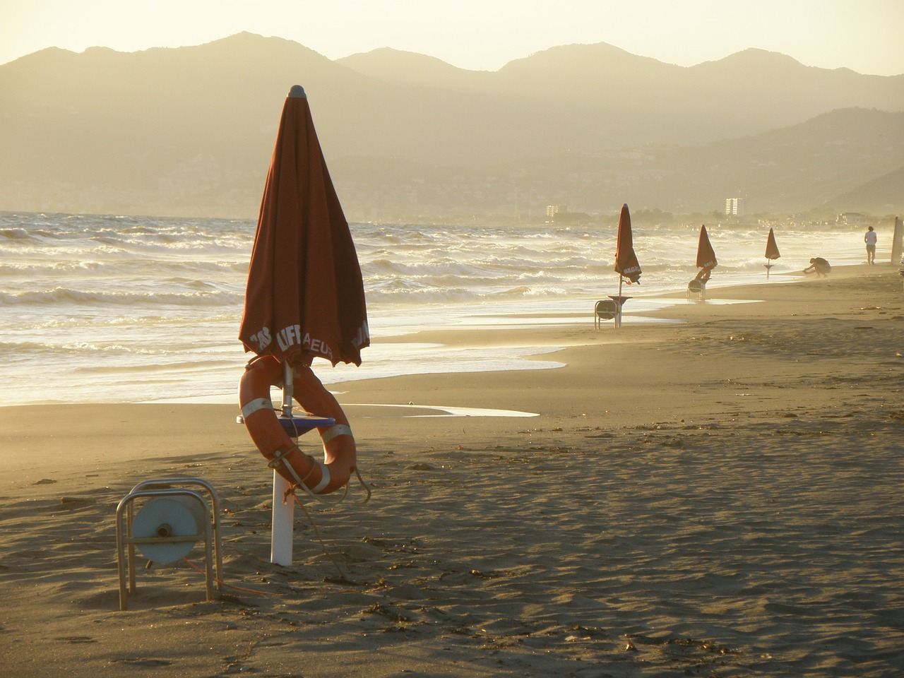 umbrella parasol sea free photo