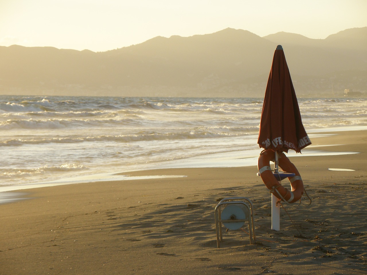 umbrella parasol sea free photo