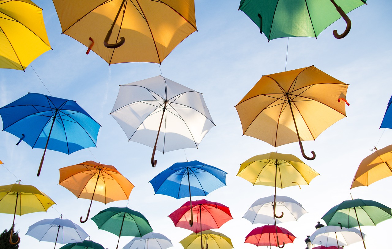 umbrellas sunshades cover free photo