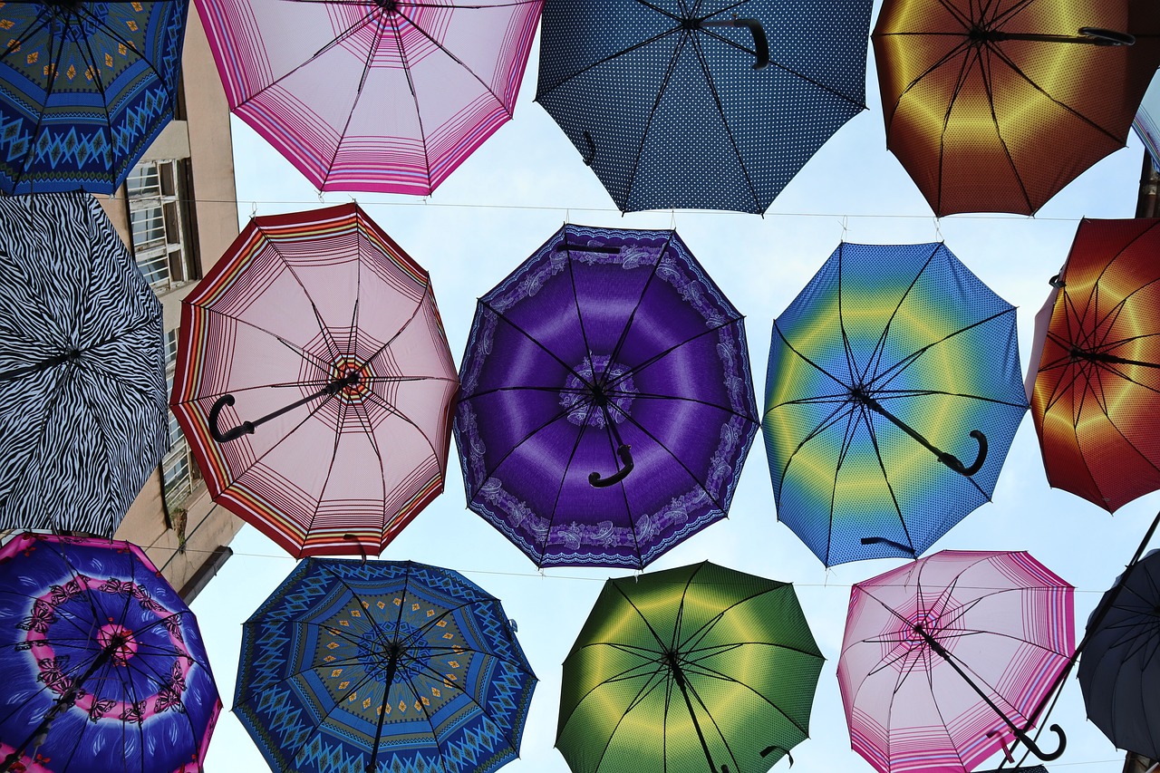 umbrellas  summer  pleasure free photo