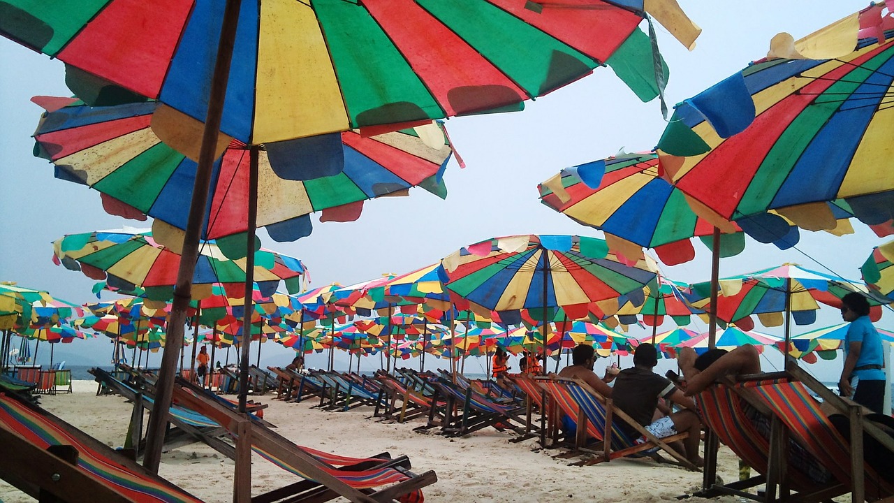 umbrellas sun chair sunshade free photo