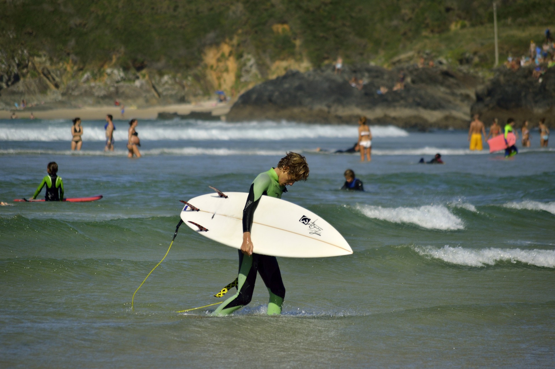 surf beach man free photo
