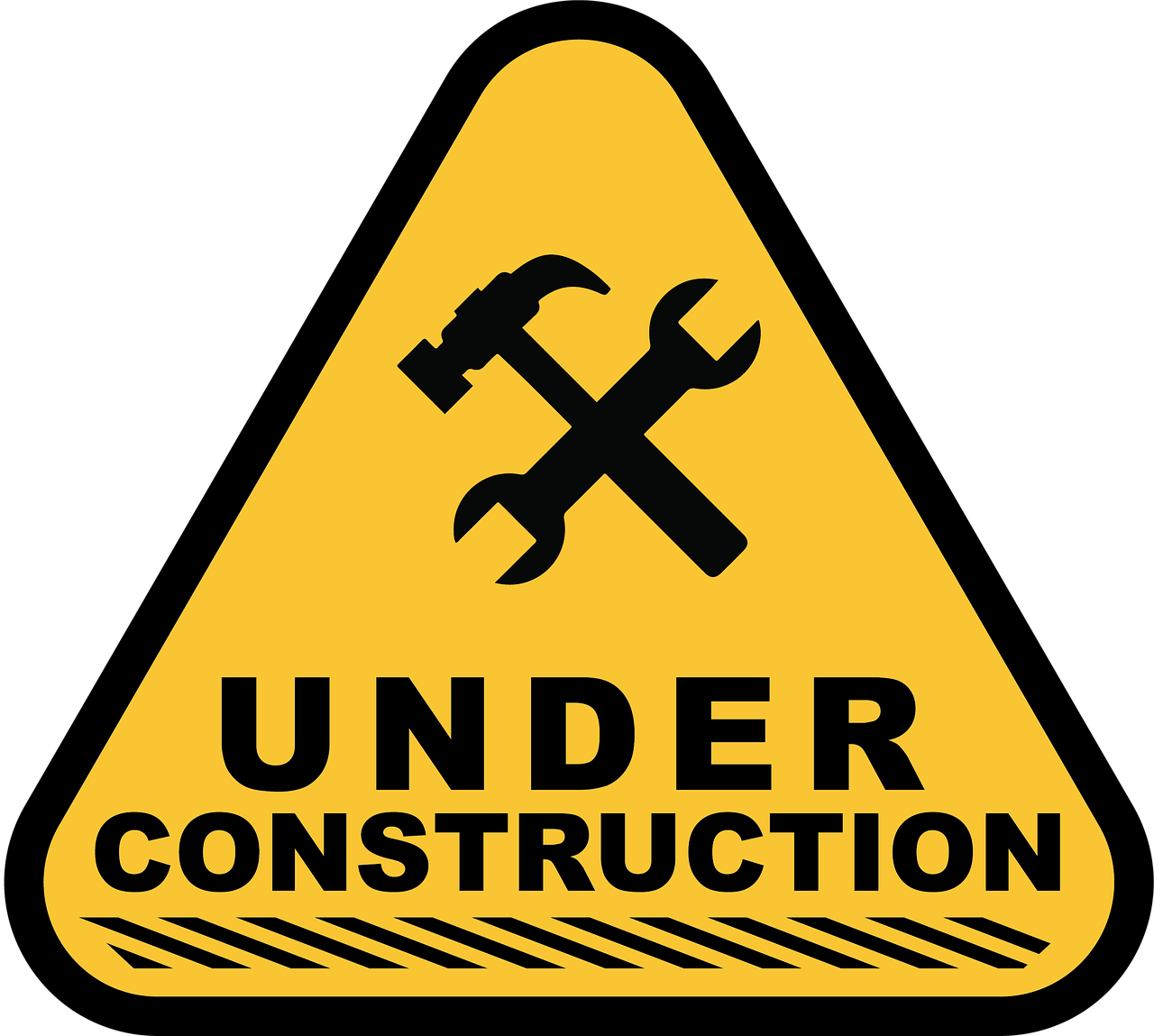 under construction construction sign free photo