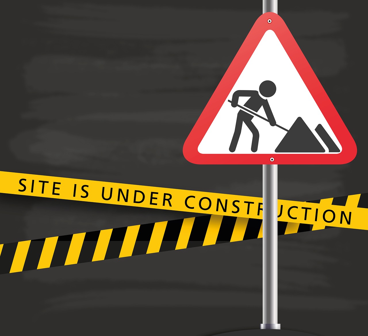 under construction construction sign site free photo