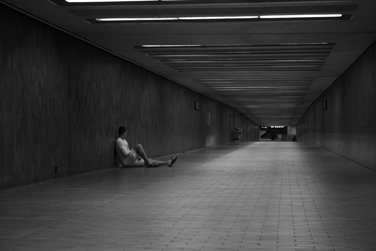 underground tunnel solitude free photo