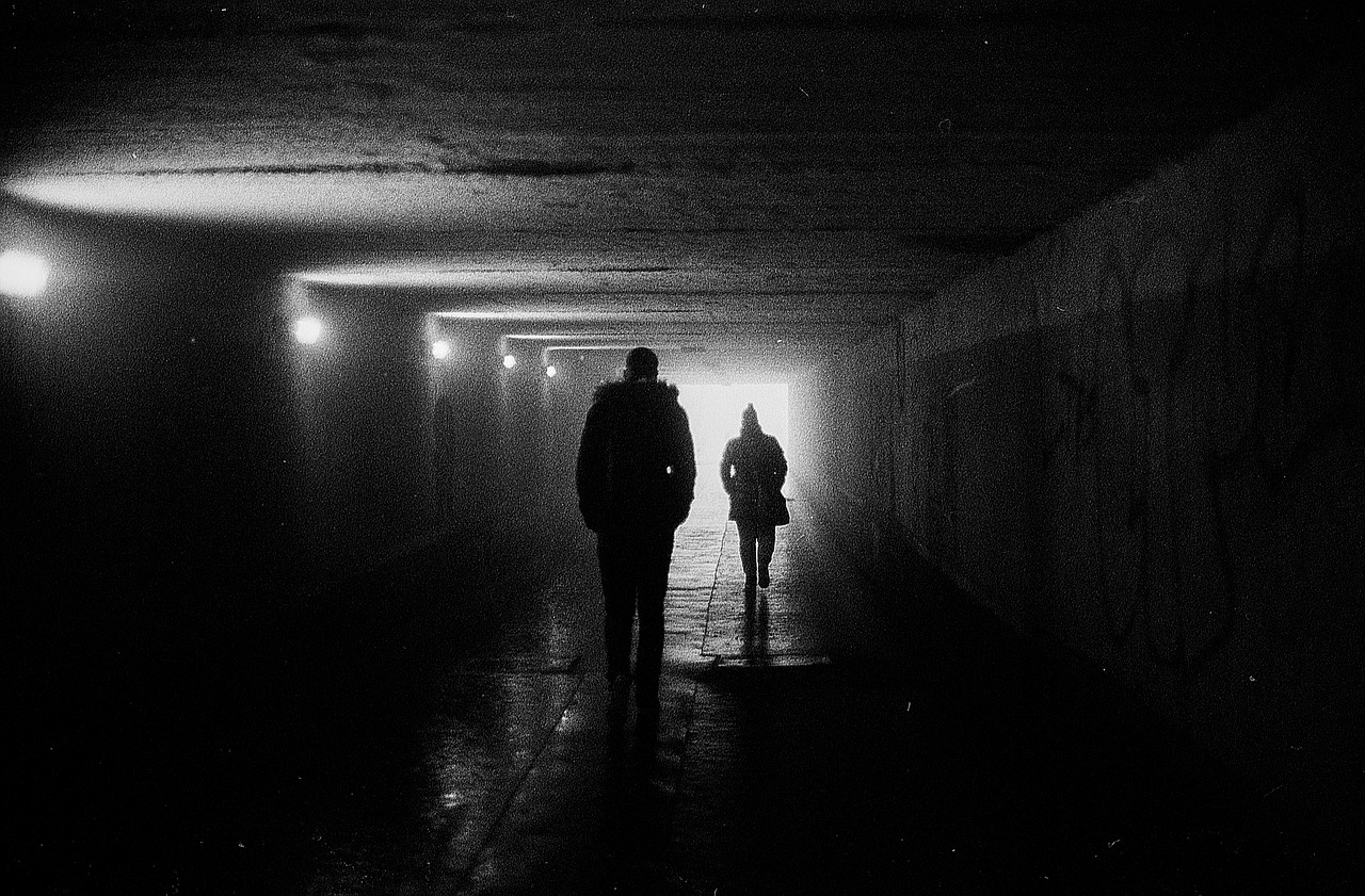 underground shadow light free photo