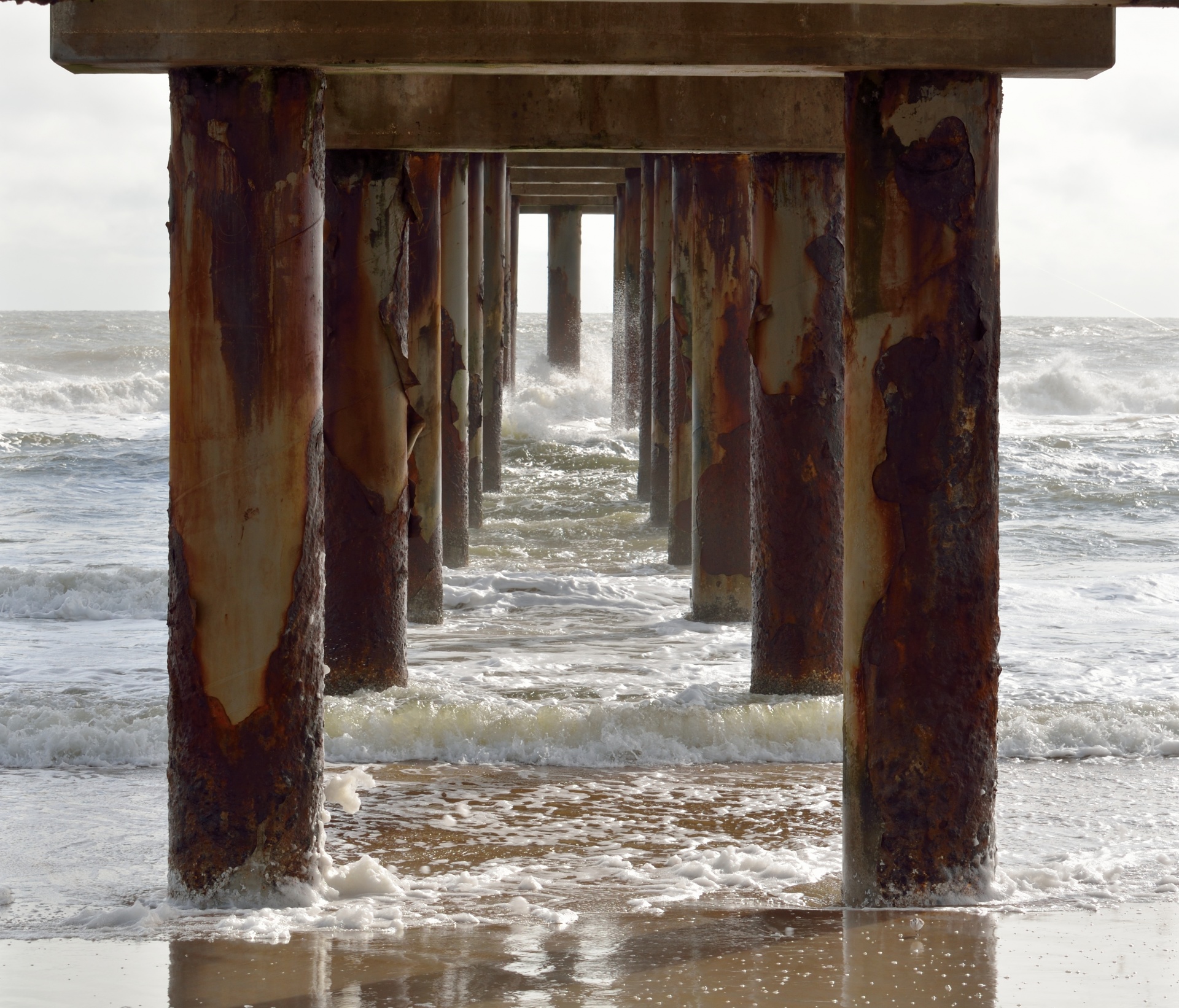 fishing pier wooden structure free photo