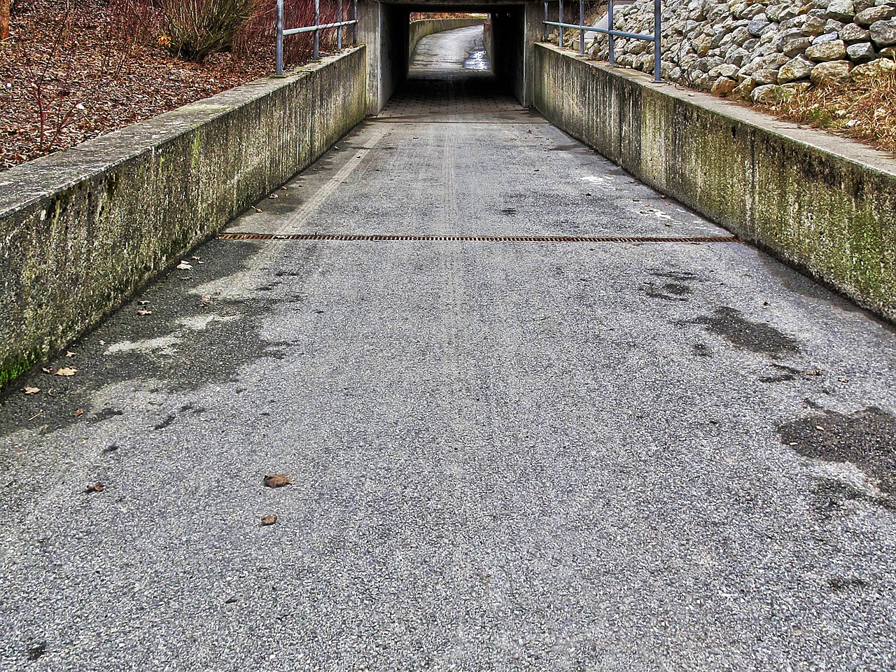 underpass  concrete  concrete wall free photo