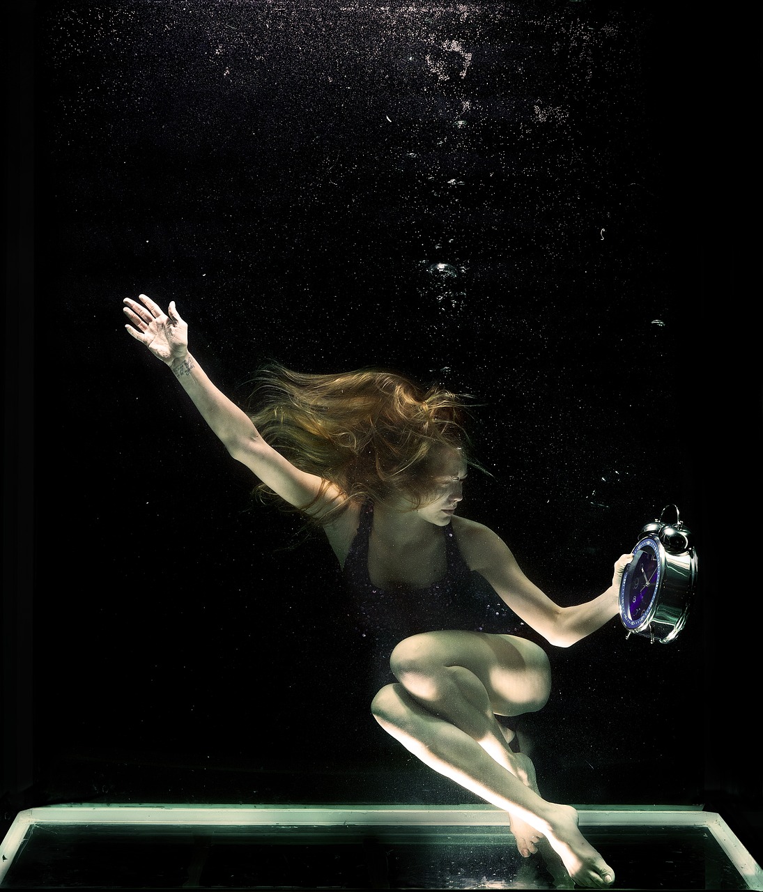 underwater model fine arts free photo