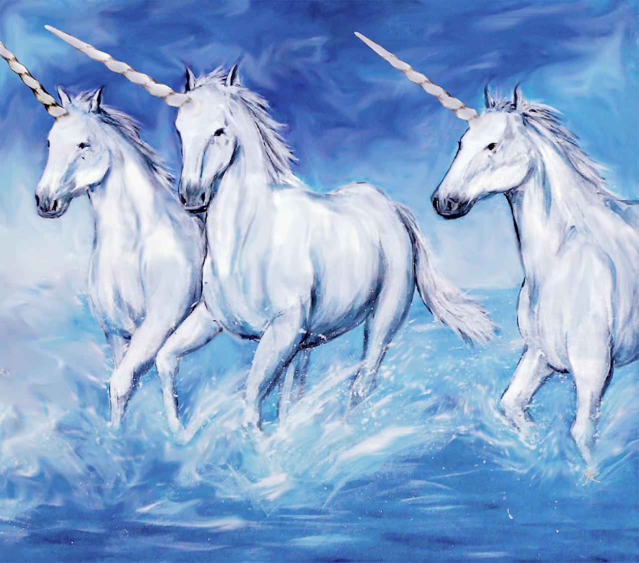 unicorn draw drawing free photo