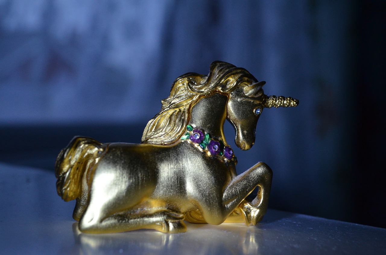 unicorn figurine ornament free photo